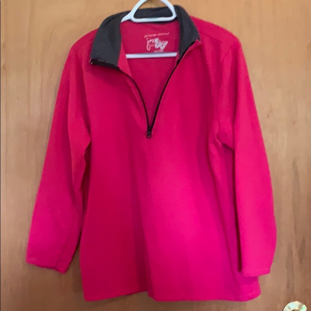 Bundle of 4 tops with 1 light weight zip fleece.